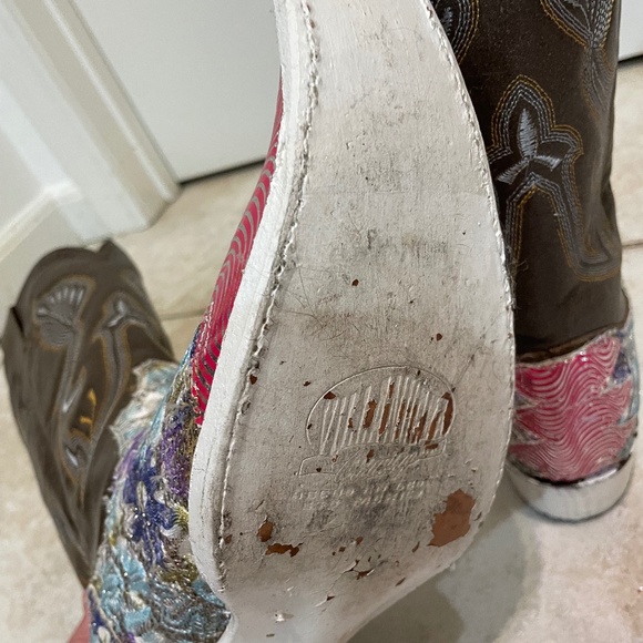 Cowboy Boots pointy toe  men size 10.5 11 as seen in David Guetta music video - Picture 8 of 13